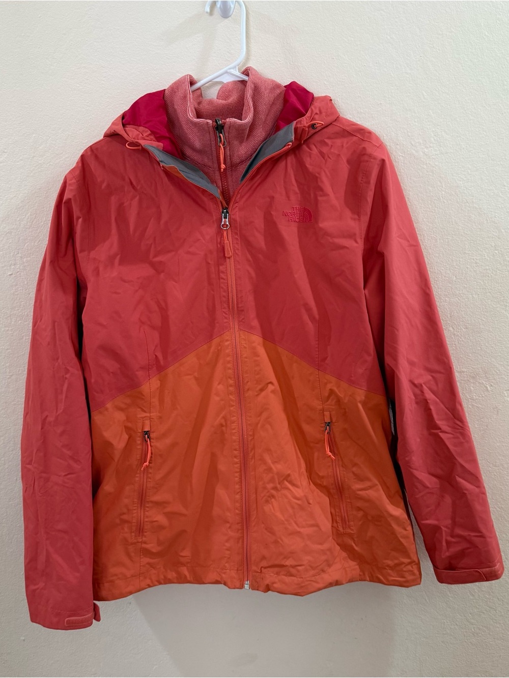 The North Face 3-in-1 Triclimate Jacket – Coral/Orange